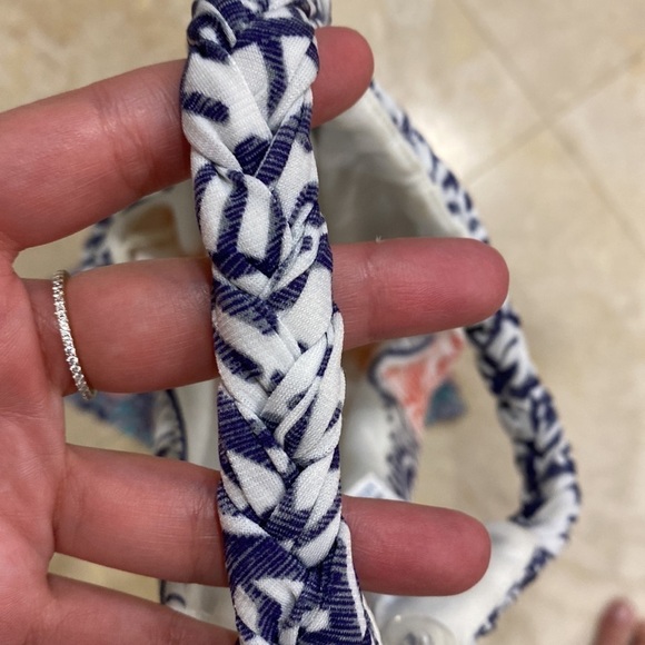 Braided Neck Dress with multi color tribal pattern - 4 - Picture 7 of 7